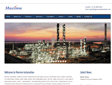 Tablet Screenshot of maximaautomation.com